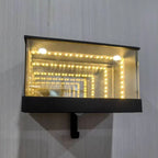 LED Deep Mirror Garage Key Holder